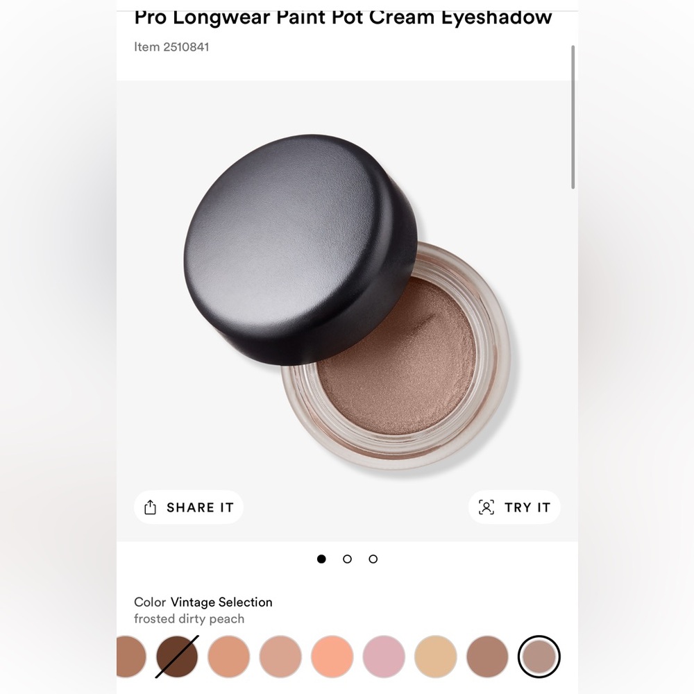 MAC makeup paint pot Vintage Collection